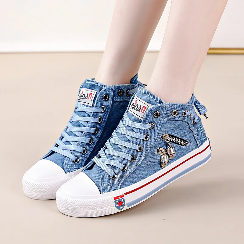 

2023 Spring/Autumn Casual Shoes Trainers Walking Lace-up Women Retro Fashion Sneakers High Gang Canvas Shoes Deportivas Hombre