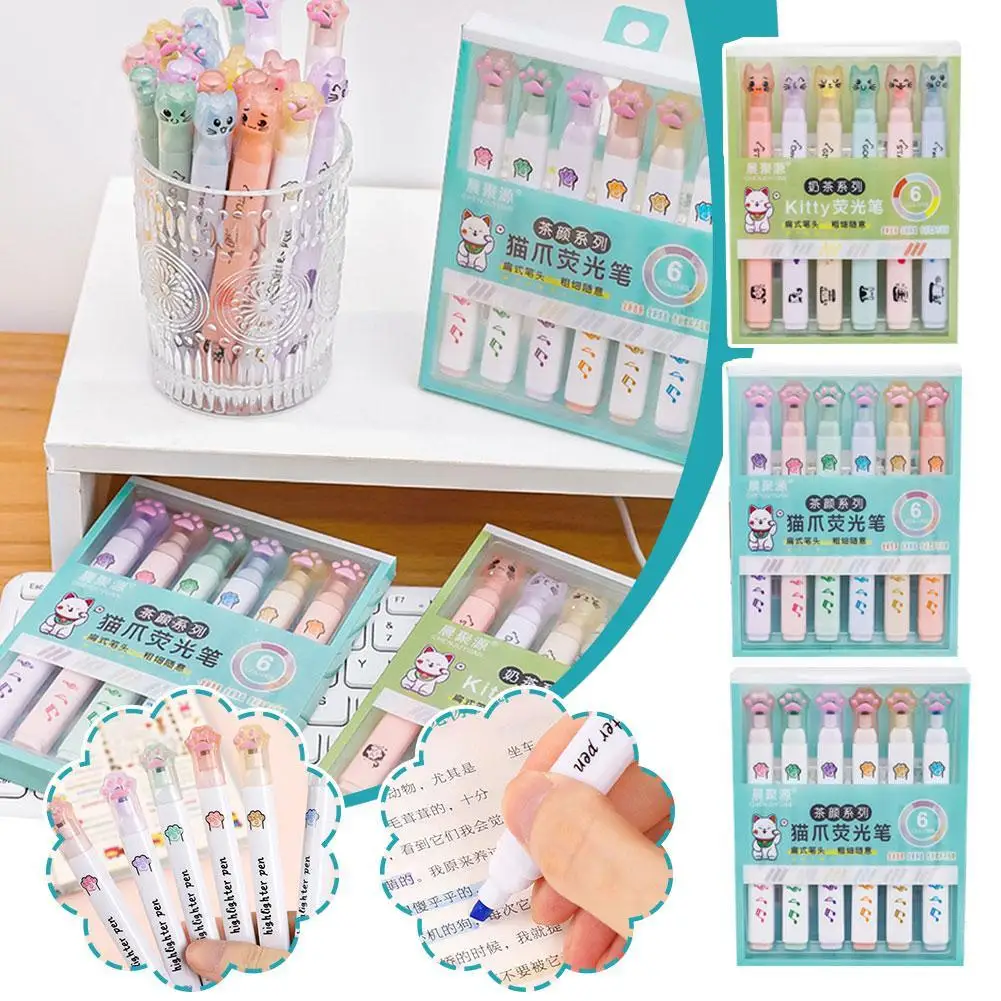S Drawing Art Markers Fluorescent Pen Gift Stationery Cute S