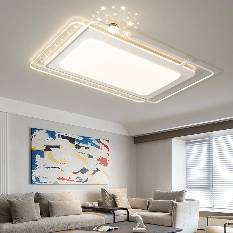 

Люстра в скандинавском стиле для спальни, лампа для гостиной, столовой, кухни, комнатное освещение, домашний декор, осветительные приборы, звездное небо