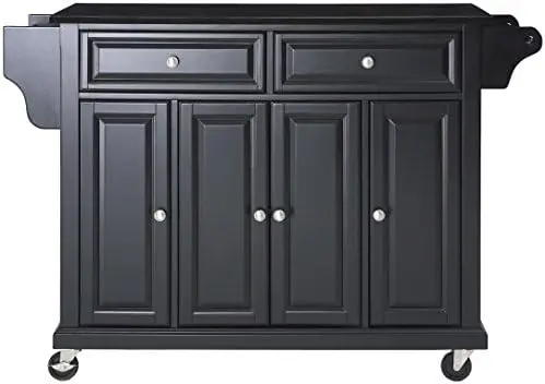 

Size Kitchen Cart with Stainless Steel Top, Gray