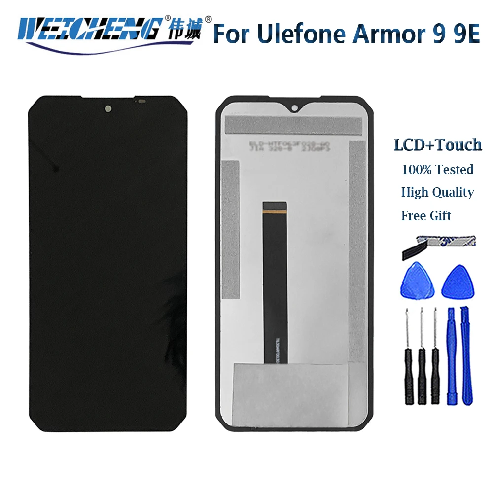 ЖК-дисплей для Ulefone Armor 9, дисплей для телефона Ulefone Armor 9E, ЖК-дисплей для Armor9, датчик ЖК-экрана
