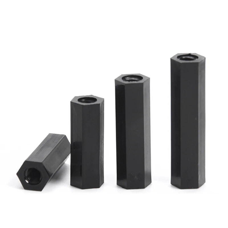 

20/ 50 шт. Черно-Белая нейлоновая Шестигранная внутренняя стойка нейлоновая пластиковая Шестигранная резьба печатная плата Материнская плата разделитель M2 M2.5 M3 M4 M5