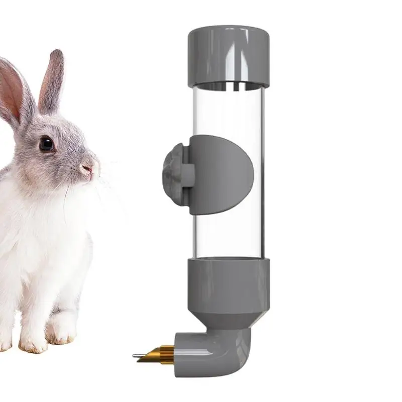 

Автоматическая поилка для кроликов, подвесная Водонепроницаемая кормушка большой емкости для мелких питомцев, прозрачная водная кормушка ...
