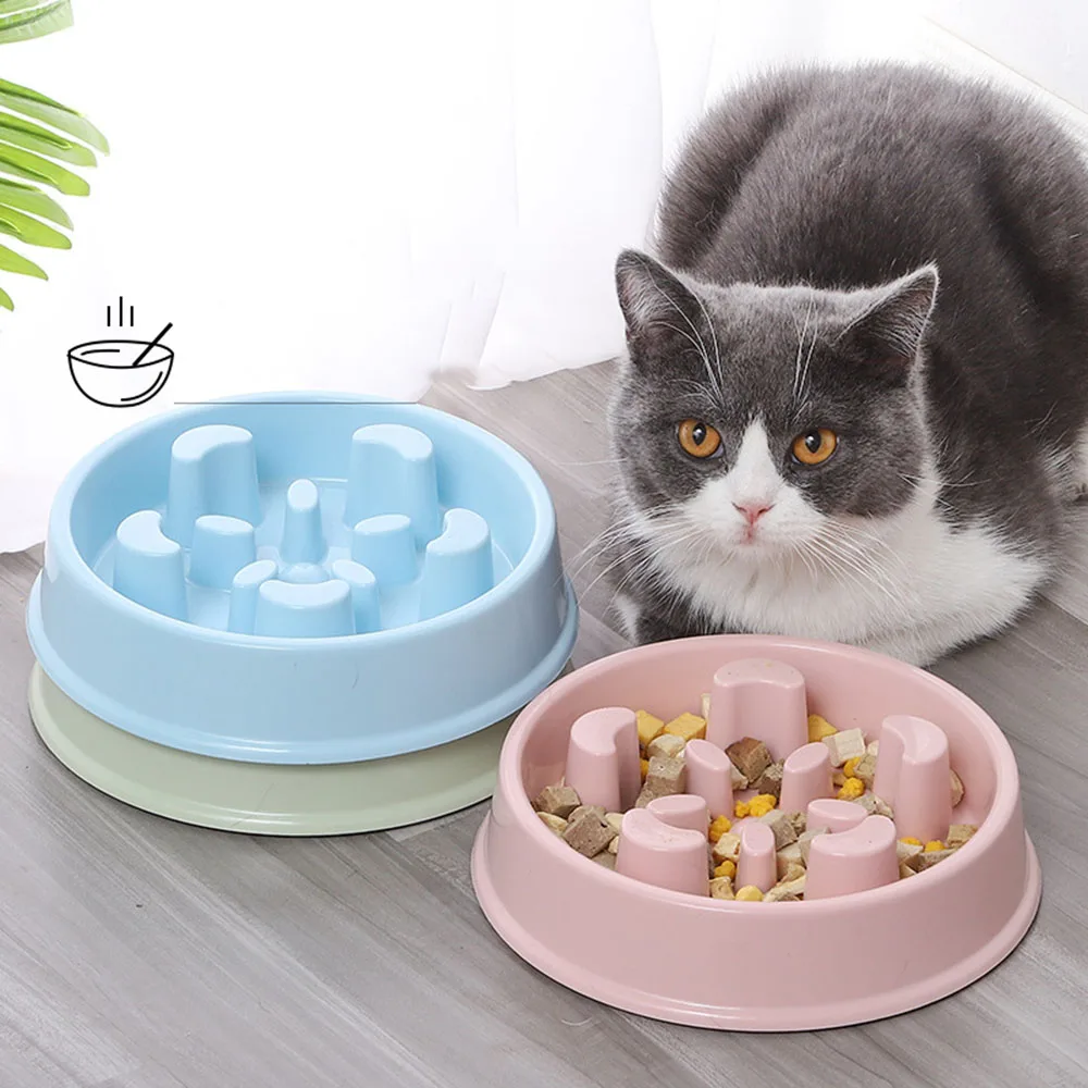 

Bowl Non Slow Dog Stop Eating Slip Feeding Bowl For Puzzle Bloat Cat Maze Slow Bowls Pet Puppy Water Fun Dishes Food Dog Feeder