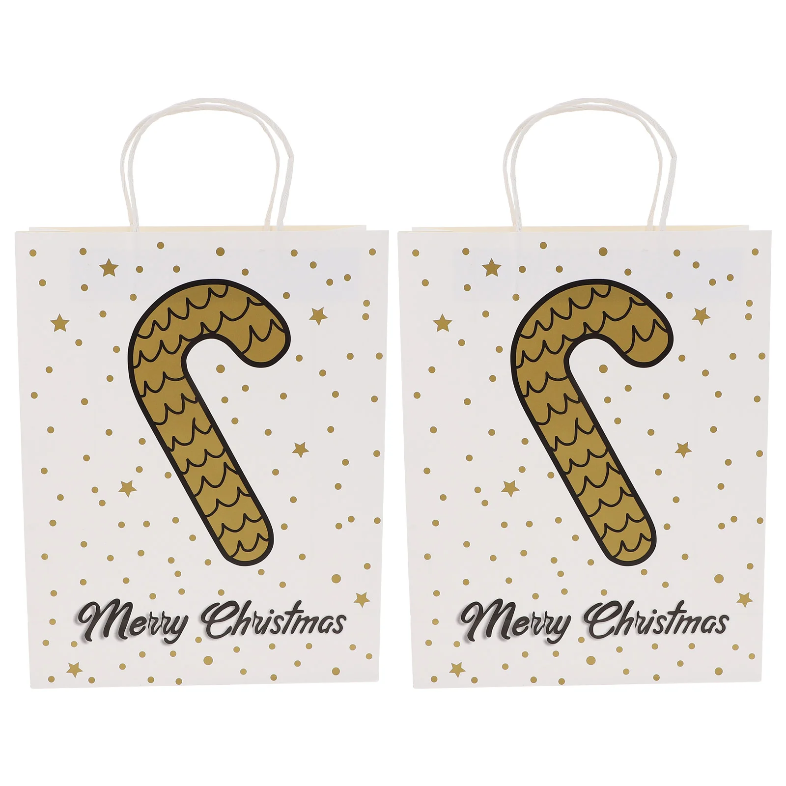 

Christmas Paper Packing Gift Snack Kraft Goodie Favors Candy Party Backingshopping Pouch Decorative Biscuits Holidaytreat