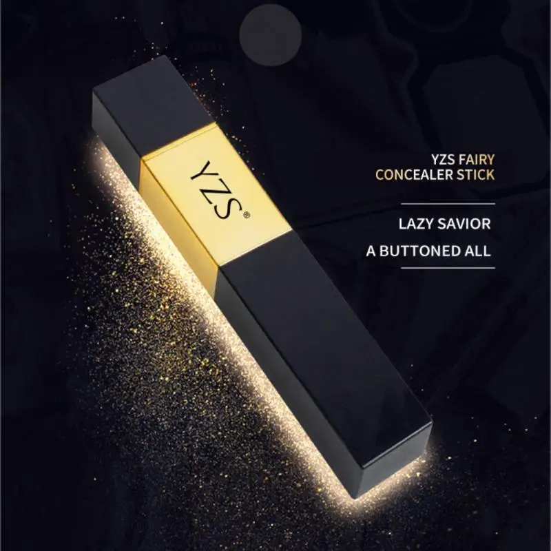 

Double-ended Concealer Stick Color-changing Foundation Covers Facial Spots And Acne Marks With Brush Full Coverage Facial Makeup
