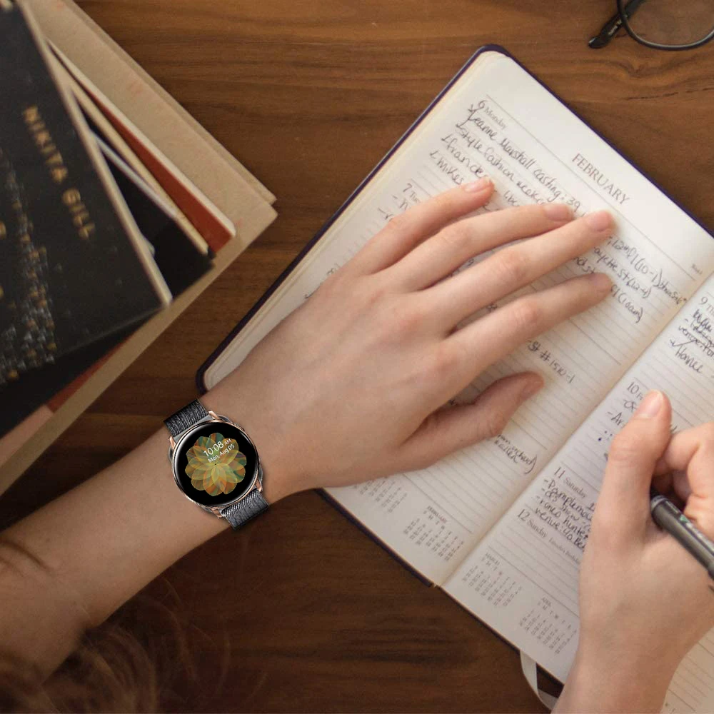 20mm/22mm Magnetic Loop Strap for Samsung Galaxy Watch 3/4/45/41mm/Active 2 46mm/42mm Gear S3 Bracelet Huawei GT/2/2e Watch Band