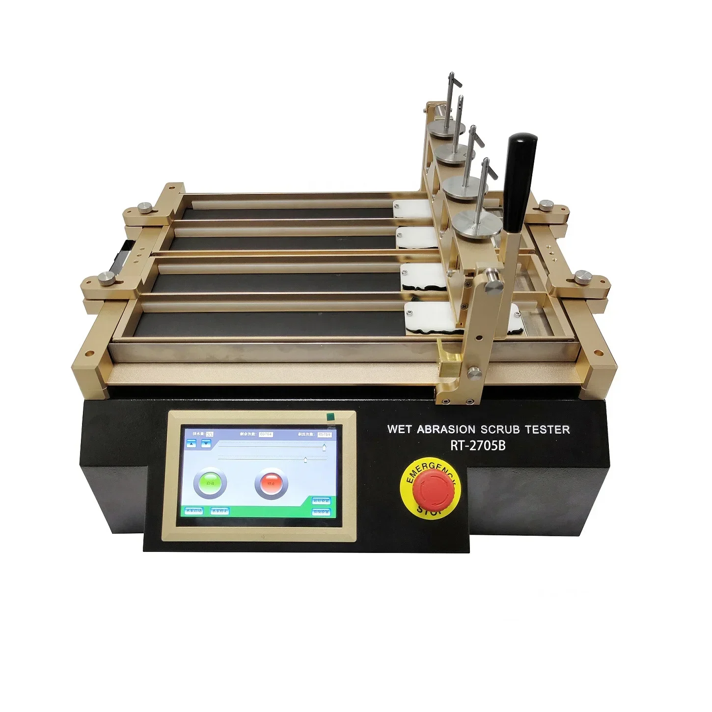 Краски управления сенсорным экраном покрытия мокрый скраб тестер истирания и