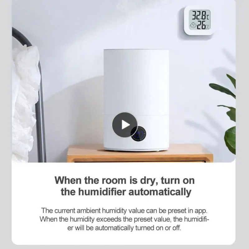 

Домашний гигрометр Smart Life, метеостанция с ЖК-дисплеем, питание от батарейки, Zigbee Gateway, требуется мини-умный дом