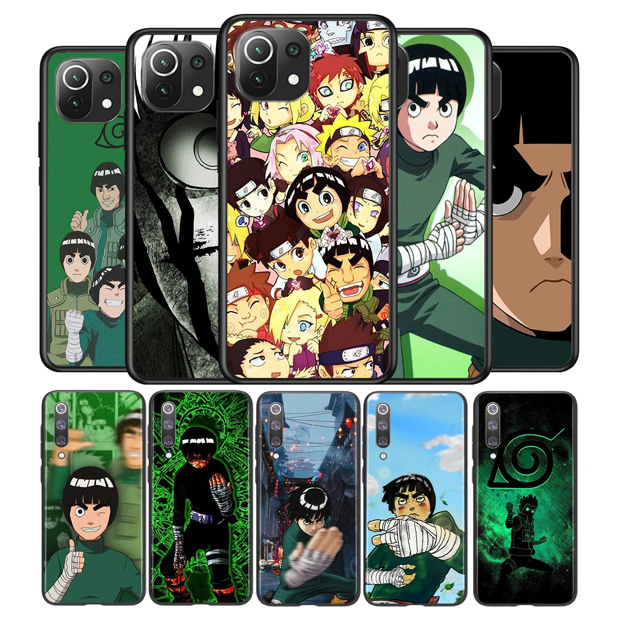 

Naruto Rock Lee Soft Silicone Cover For Xiaomi Mi 12 11 11T 11i 10i 10T 10 9 9T 9 SE 8 Lite Pro Ultra Phone Case