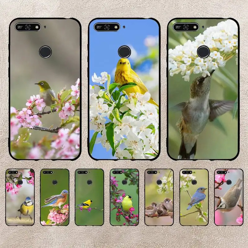 

Spring Flower Birds Phone Case For Xiaomi 11 10 12Spro A2 A2lite A1 9 9SE 8Lite 8explorer F1 Poco 12S Ultra Cove