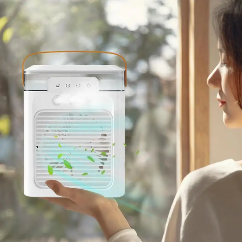 Портативный воздушный охладитель миниатюрный Электрический вентилятор со
