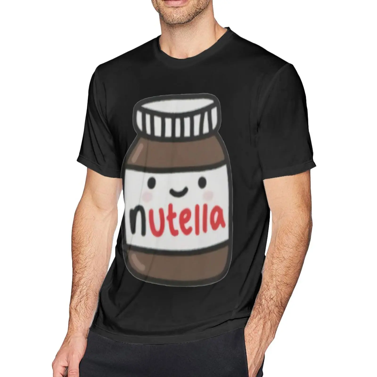 

Мужская футболка The Nutella Jart, мужские рубашки, Мужская одежда, графические футболки, футболки с коротким рукавом, футболка оверсайз