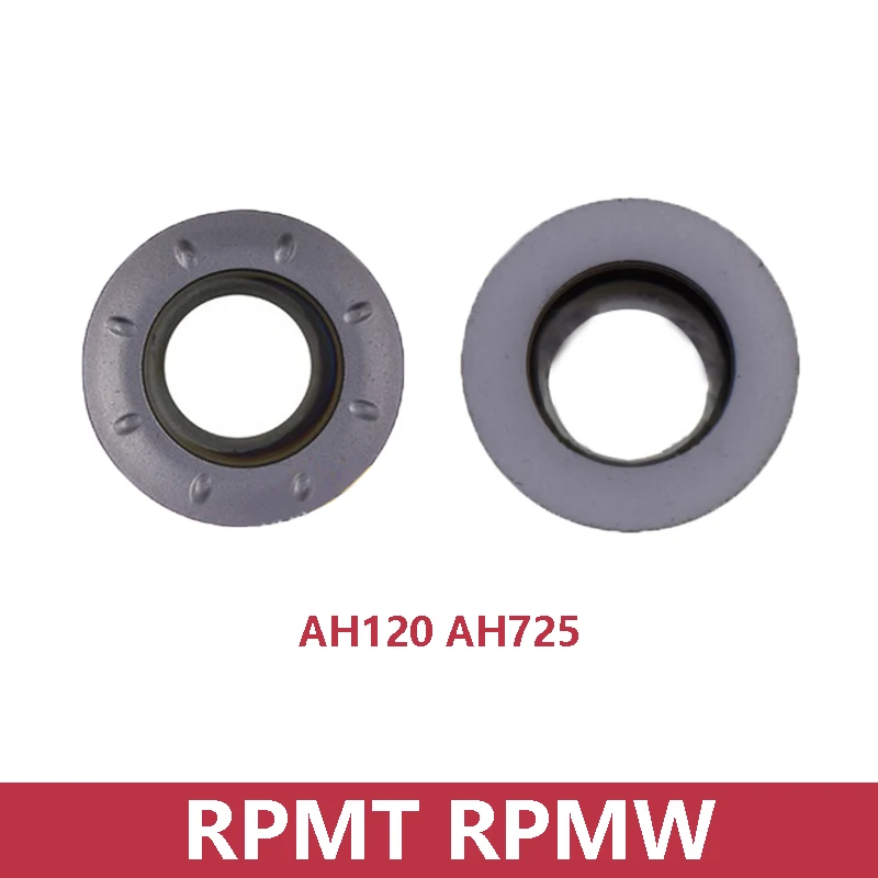 

RPMT RPMW RPMT08T2MO-M01 AH725 AH120 RPMT10T3MO-M01 RPMT1204MO-M01 RPMW1003MO-ZI Round Carbide Milling Inserts CNC Lathe Tools