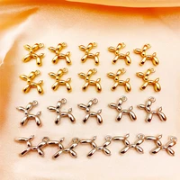 10pcs alloy charms poodle dog 16x11mm gold color pendant diy crafts making handmade jewelry findings accessories