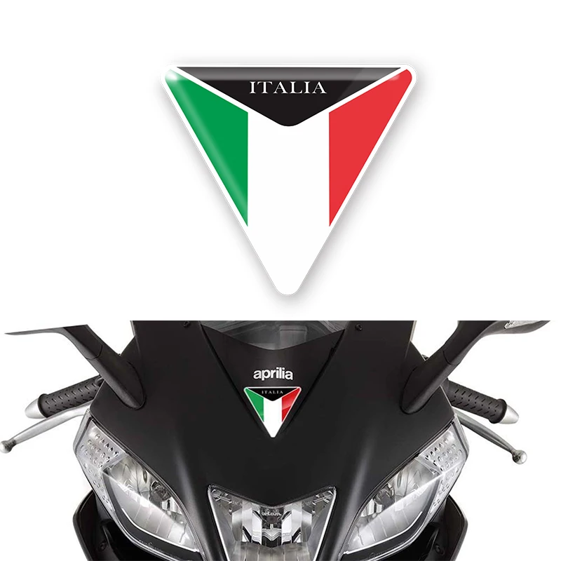 

3D Reflective Motorcycle Sticker Racing Tank Front Fairing Italy Emblem For Ducati Aprilia RS RS4 RSV4 APR150 SR MOTARD Tuono V4