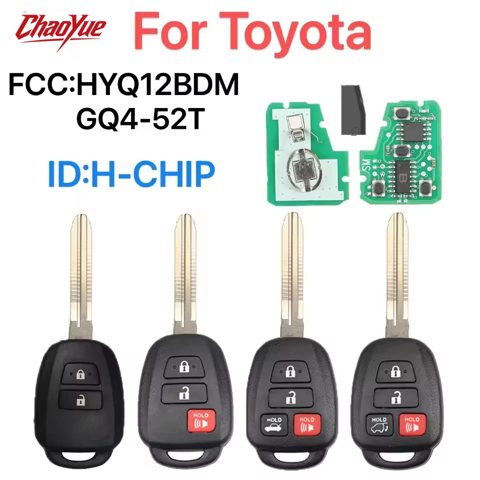 Фото Пульт дистанционного управления ChaoYue для RAV4, Toyota Camry6, Corolla, FCC: HYQ12BDM-315MHZ, GQ4-52T 312-314MHZ, ID: H-CHIP №2