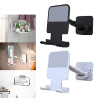 adjustable wall phone holder stand cell foldable extend support mobile phone holders kitchen washroom stretch cantilever stand