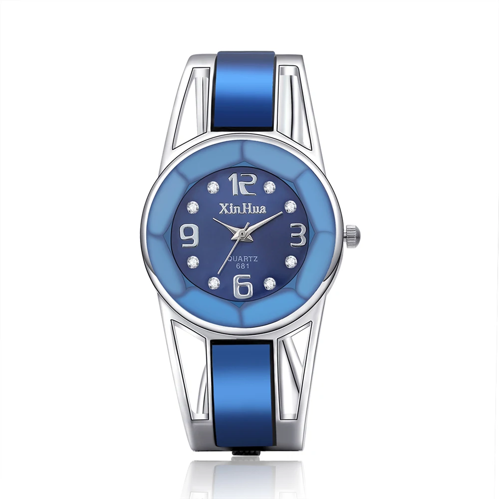 

Fashion Bangle Bracelet Watch Women Luxury Brand Stainless Steel Dial Quartz Wristwatches Ladies Watch Simple Watch Gift
