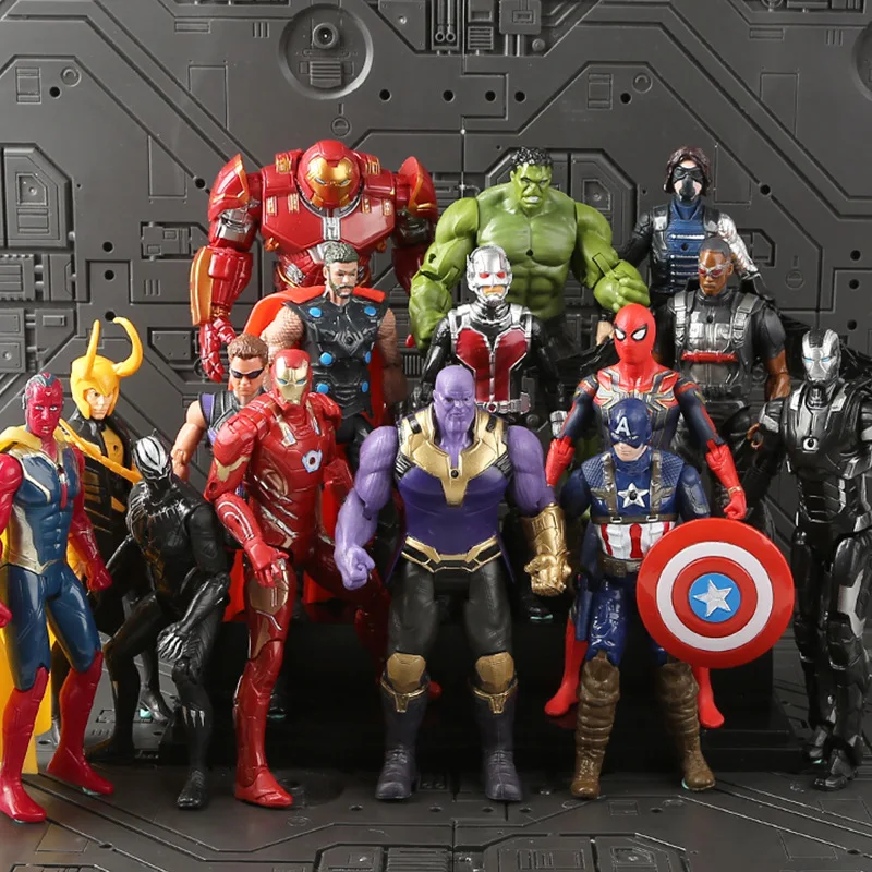 

Marvel Avengers 3 infinity war Movie Anime Super Heros Captain America Ironman thanos hulk thor Superhero Action Figure Toys