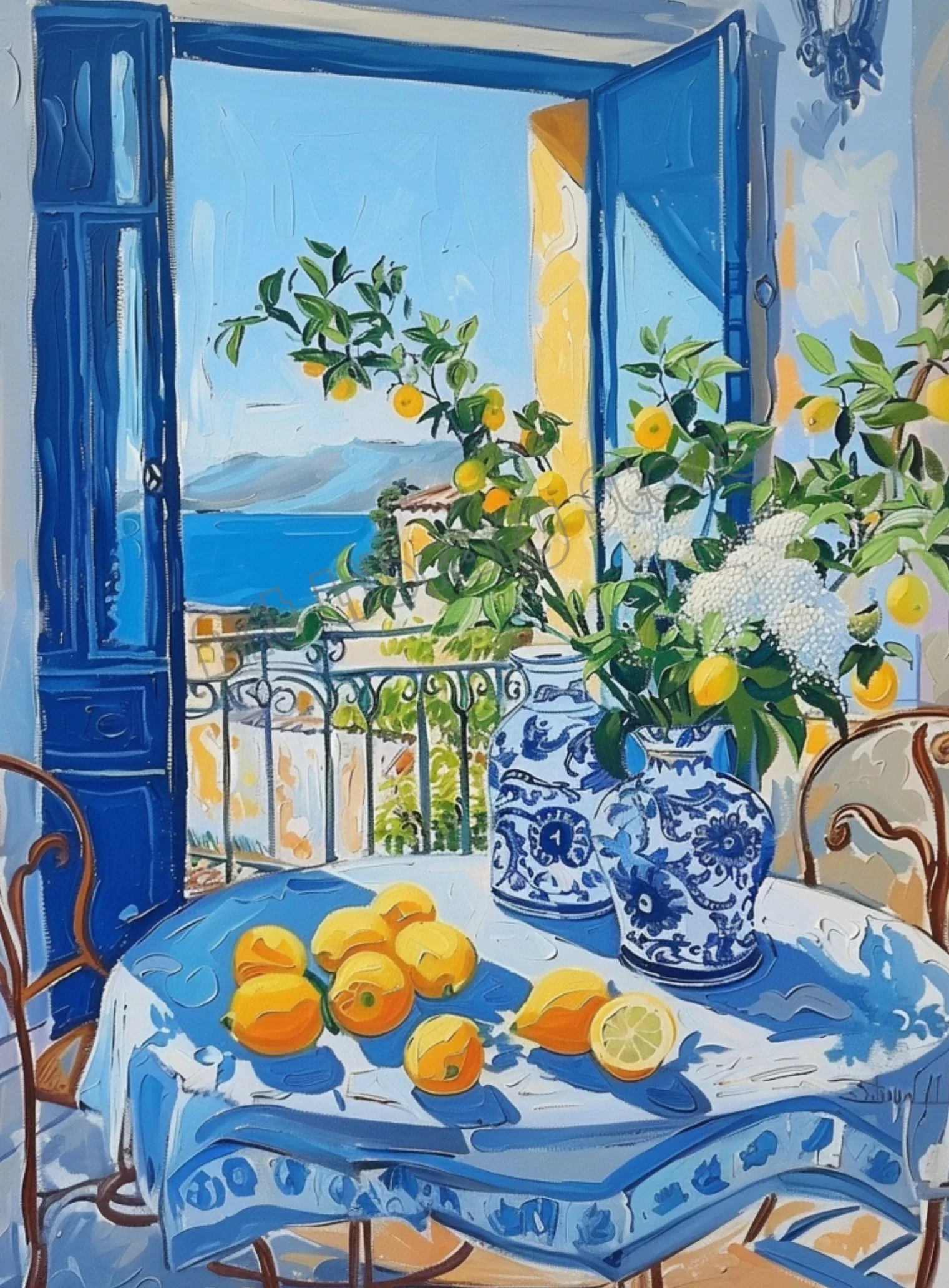 

Печать на холсте Средиземноморское Лето