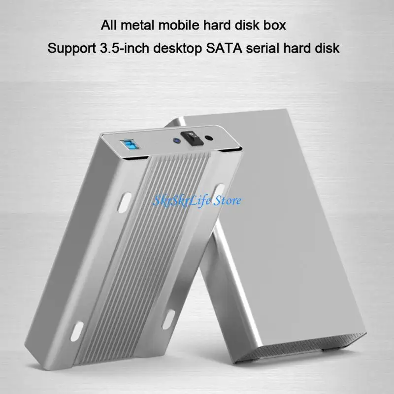 Фото E65E Blueendless 3,5-дюймовый USB Type C — USB A/Type C HDD Box 3,5-дюймовый жесткий диск №1