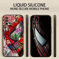 usa marvel comics phone case for xiaomi redmi 9 9i 9t 9at 9a 9c original black shell tpu liquid silicon unisex back funda soft