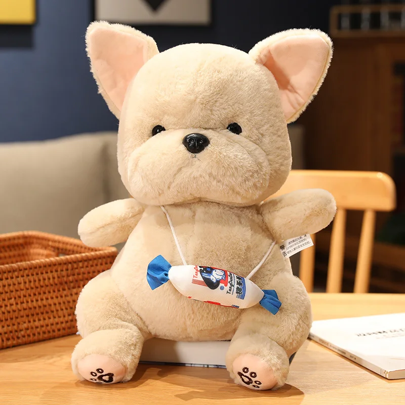 

Симпатичная кавайная фигурка собаки, три пирожных, сохраненное яйцо, плюшевая подушка, удобная мягкая подушка, домашний декор, рождественск...