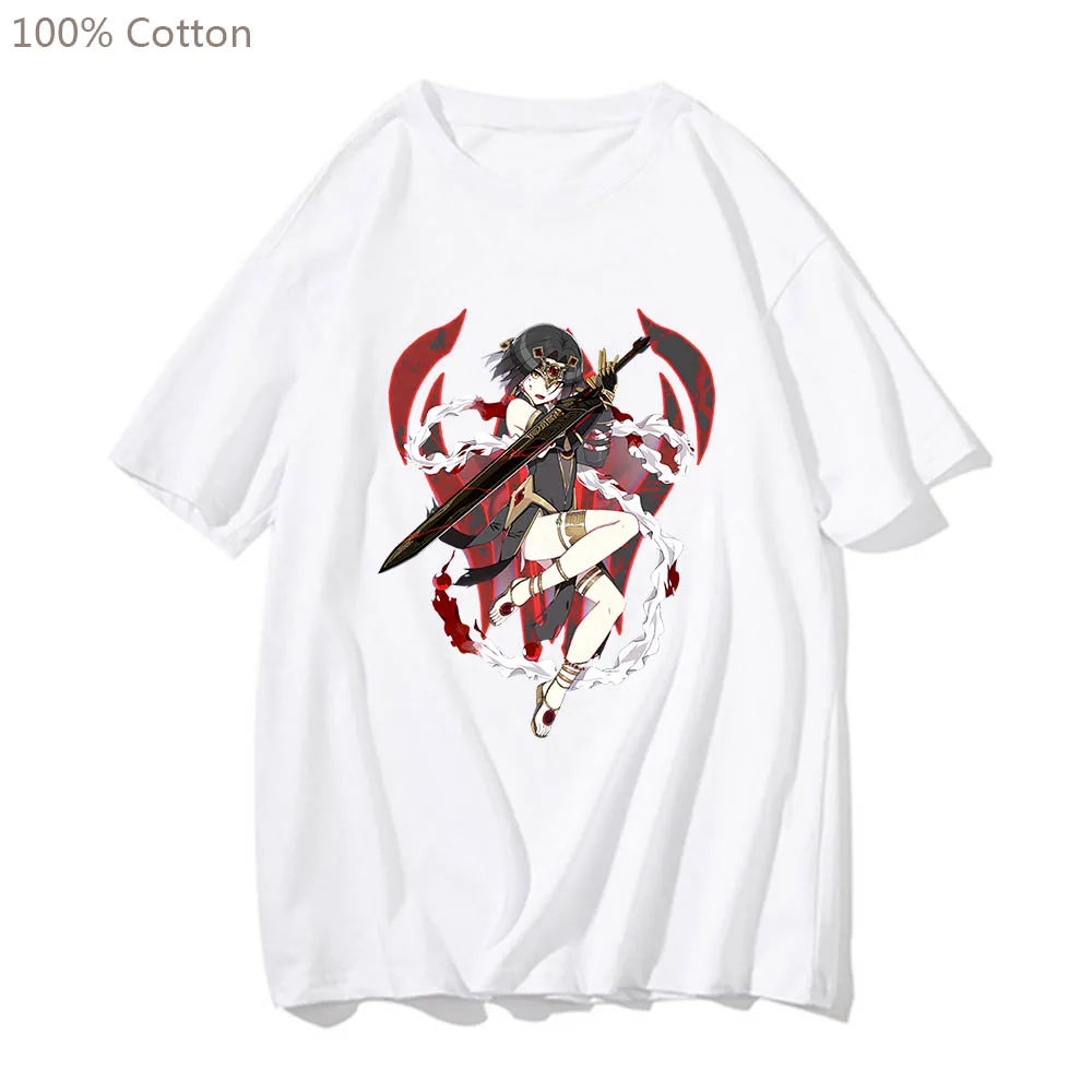 

Honkai Impact 3rd Graphic Anime T-shirts Cute Cartoon Manga Tshirt Short Sleeve 100% Cotton Soft Regular Comic Men/women T-shirt