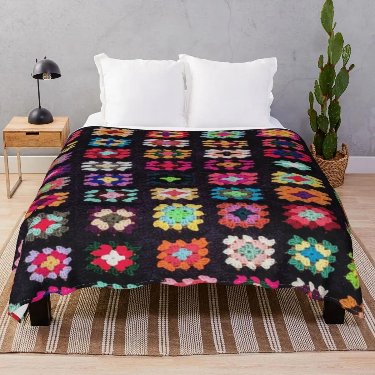 Roseanne Blanket Blankets Flannel Spring/Autumn Multi-function Throw Blanket for Bedding Home Couch Camp Office