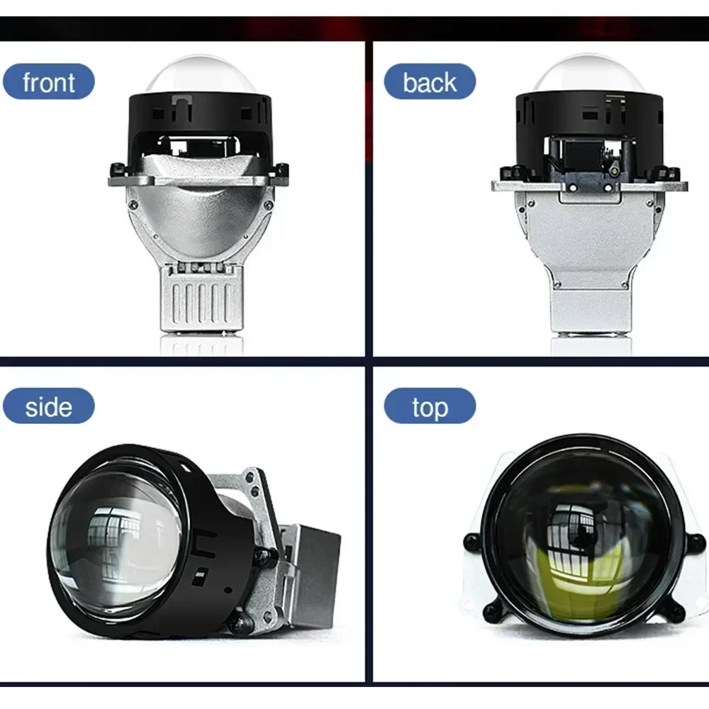 

Hella 3r 3.0 Inches Automobile Bi-LED Lens Projector Lens Headlight Retrofit 12V 90W 6500K for Chevrolet Tahoe Lancer X Golf 6