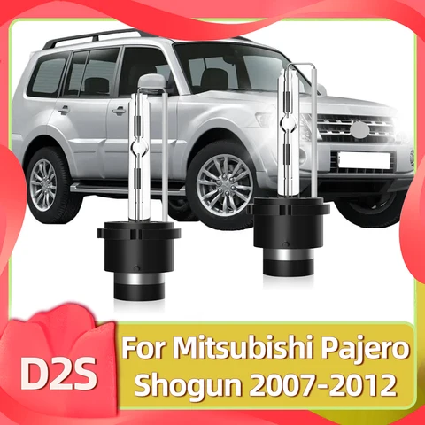 LSlight ксеноновые HID-лампы 35 Вт D2S автомобильные фары для Mitsubishi Pajero Shogun 2012 2011 2010 2009 2008 2007 Замена