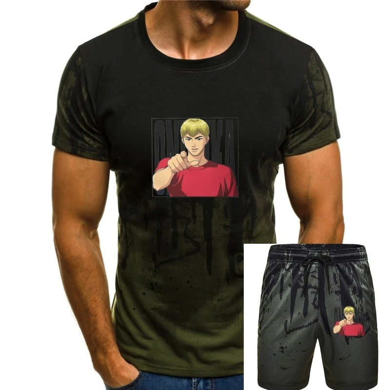 

Красная Уникальная футболка для преподавателя Onizuka GTO Eikichi Azusa манга, Повседневная футболка стандартного размера, горячая Распродажа, товары для мужчин и женщин