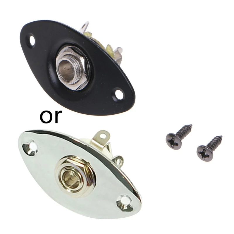 

Аксессуары для электронной гитары, выход для овальной пластины «кошачий глаз»