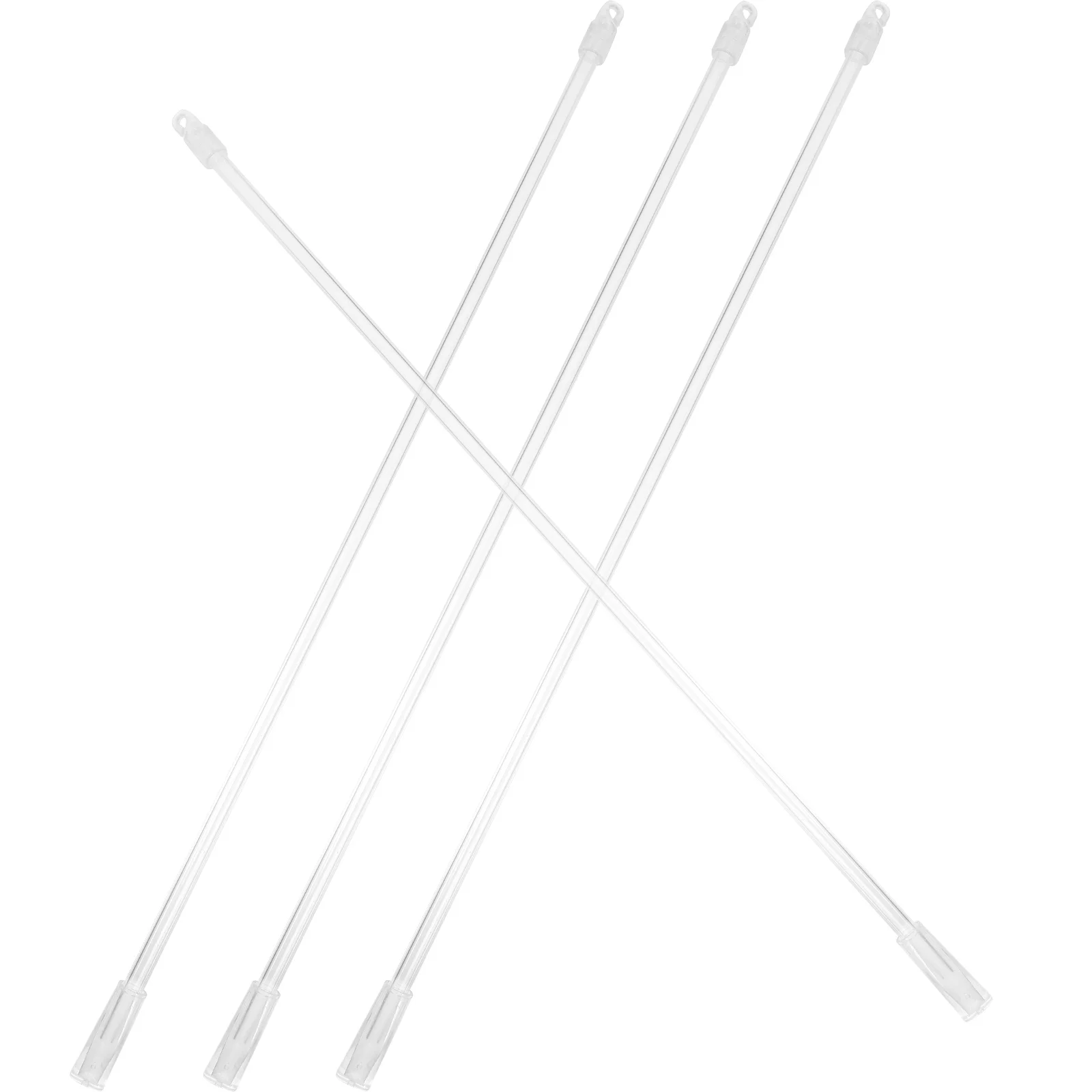 4 комплекта штор поворотный стержень вращающийся крючок ручка прозрачные