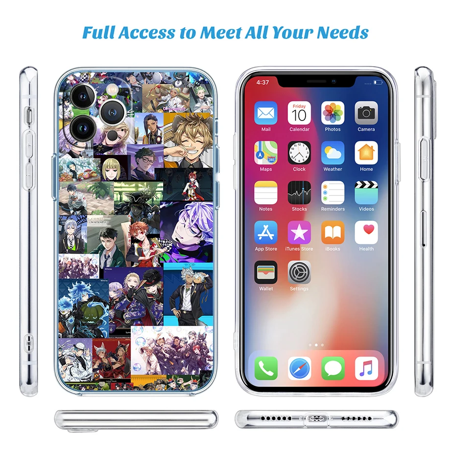 Чехол Disney Twisted Wonderland для Moto Edge 50 Ultra Fusion G Stylus E22S G14 G85 G84 G62 E32 E22I G7 G6 E7 E6 Play Plus Power