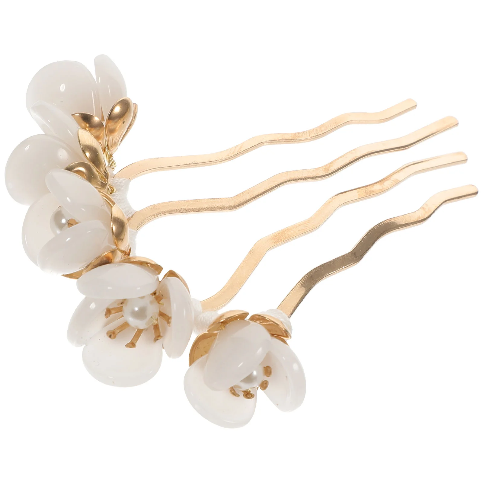 

Китайские палочки для волос, традиционная шпилька для волос Hanfu с жемчугом и нефритом