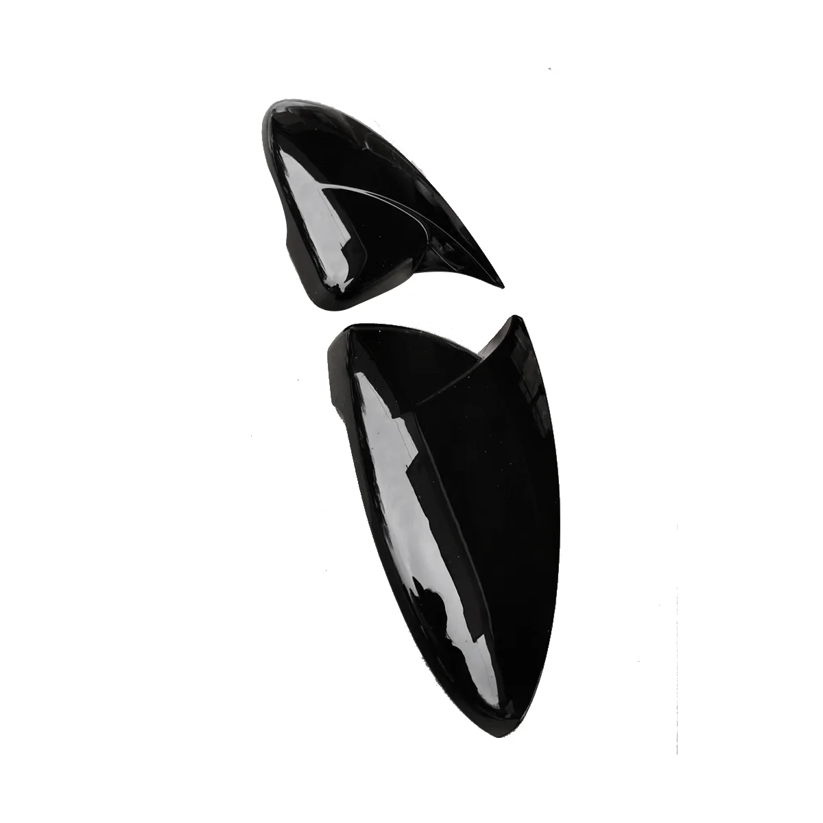 

1Pair Rearview Mirror Cover for Kia Forte K3 Cerato 2019-2023 Mirror Modified Ox Horn Shell Sticker Bright Black