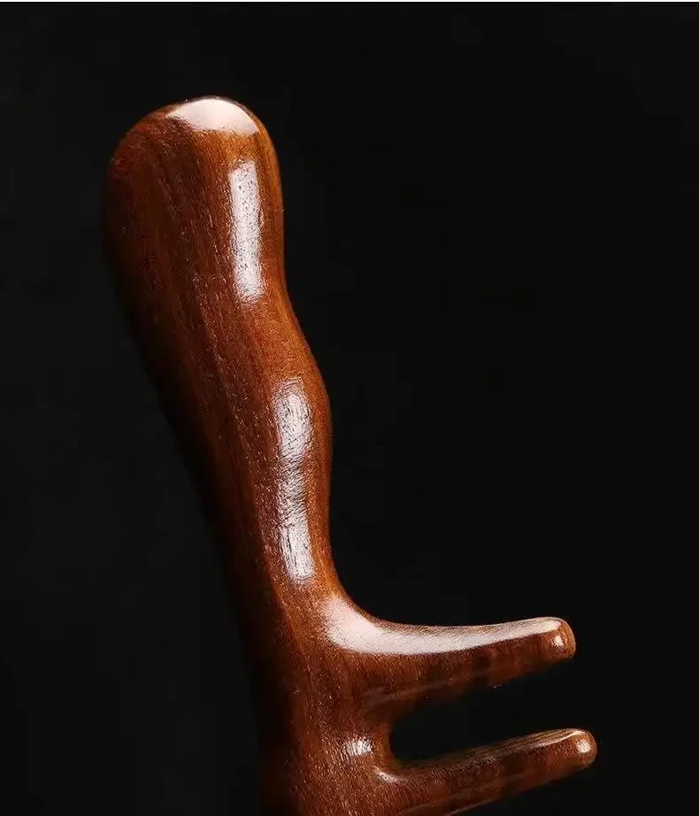 Гребень из натурального сандалового дерева многофункциональный массажный