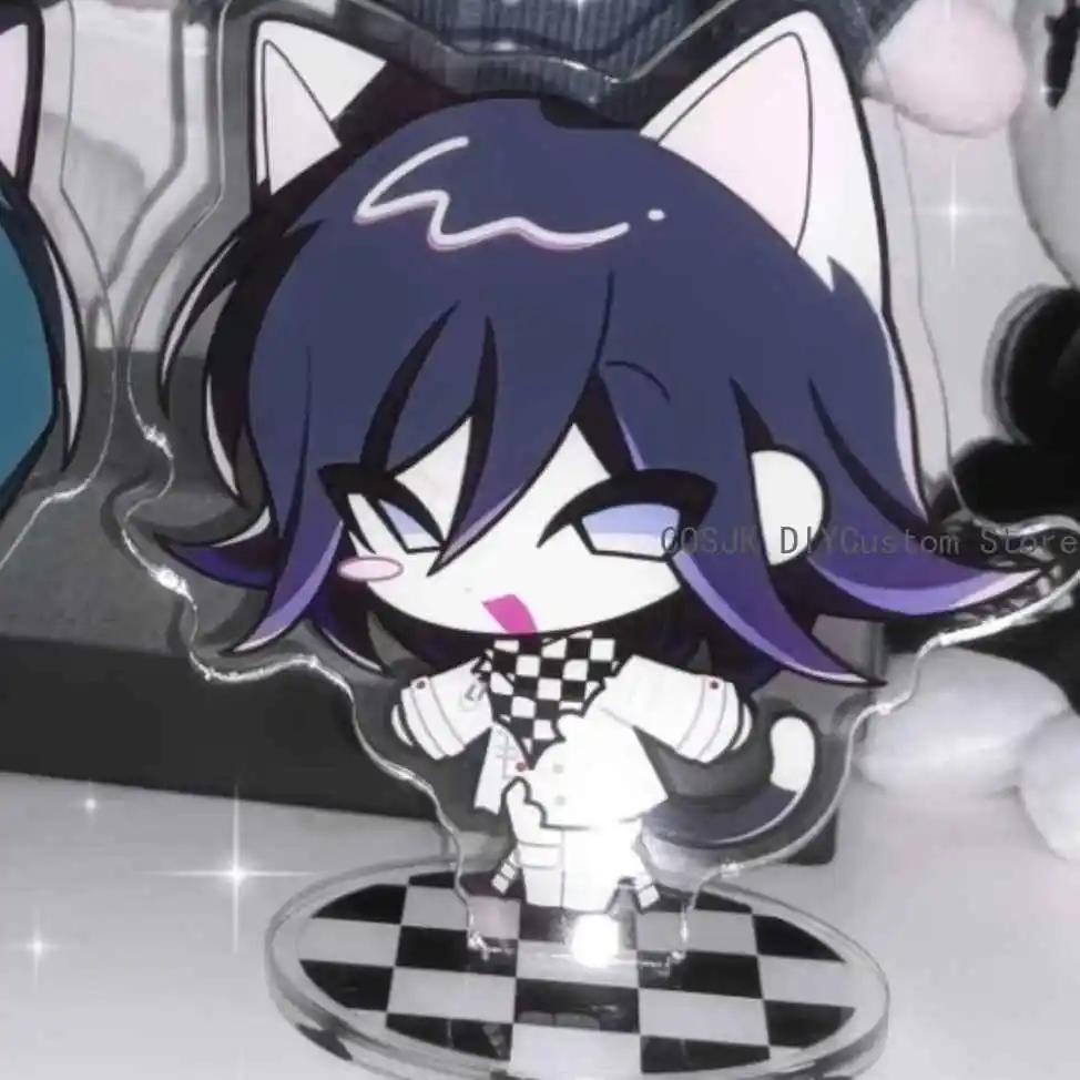 Фото 5 см аниме Shuichi Saihara Kokichi Oma косплей акриловая подставка модель тарелка декор стола стоячий знак настольный подарок на день рождения №2