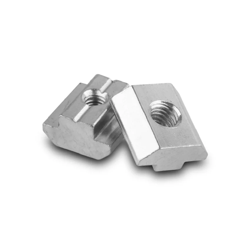 

20 Series European Standard Aluminum Profile Nut M3 M4 M5 M6 Galvanized Steel T Slide Nut for Aluminium Profile Accessory