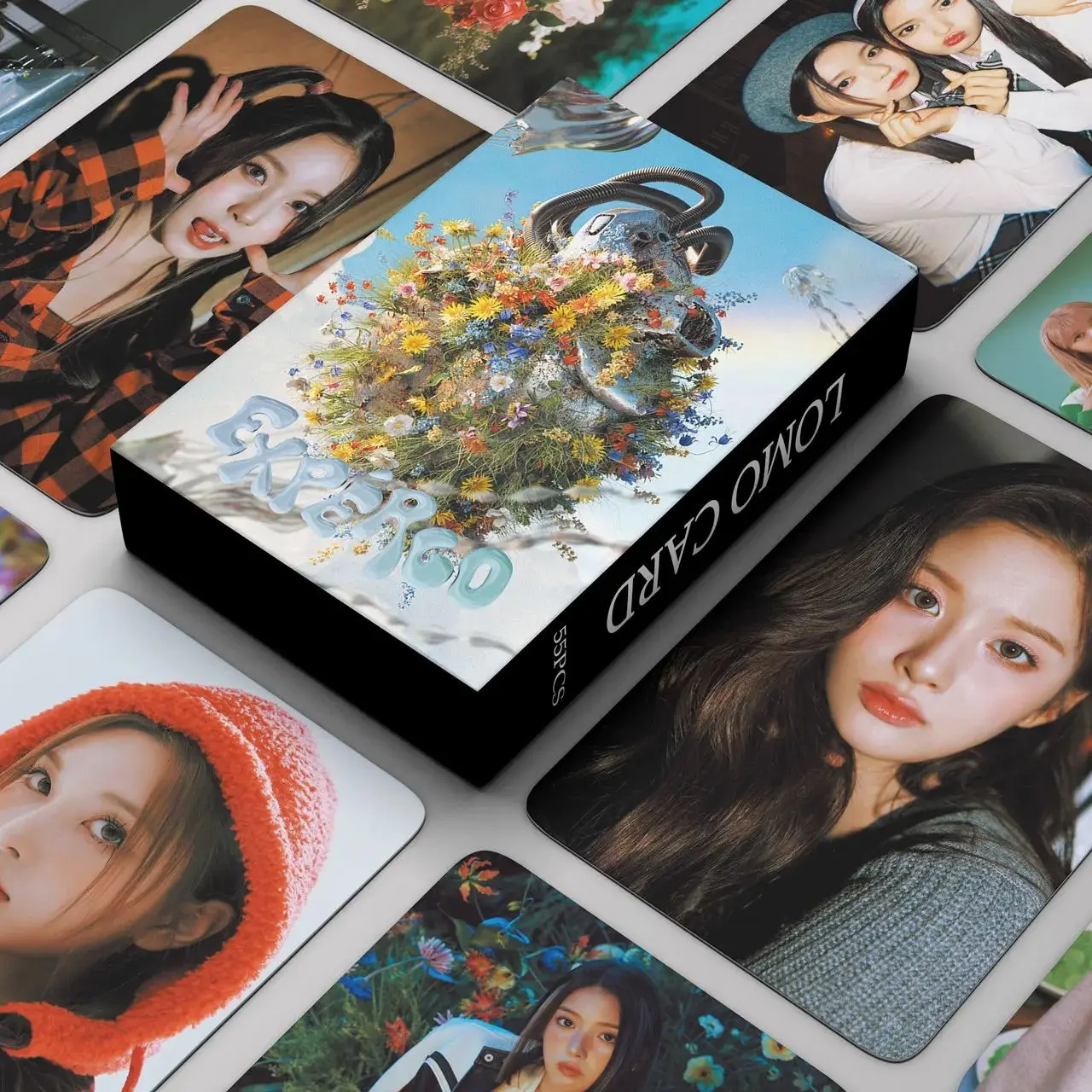 

55 шт./набор Kpop NMIXX Expergo фотокарты K-pop Idol Fans LOMO Cards коллекция Expergo новый альбом для девочек Поклонники Коллекция Idol подарок