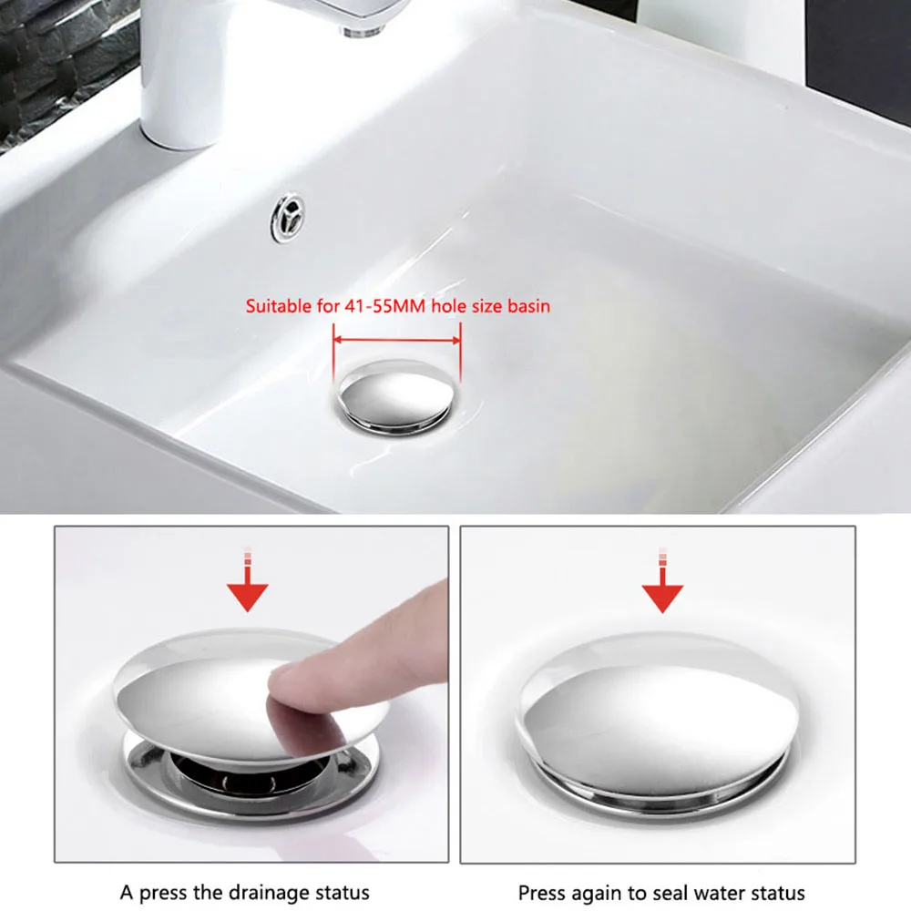 Латунная пробка на слив раковины в ванную комнату набор трубок Регулируемая