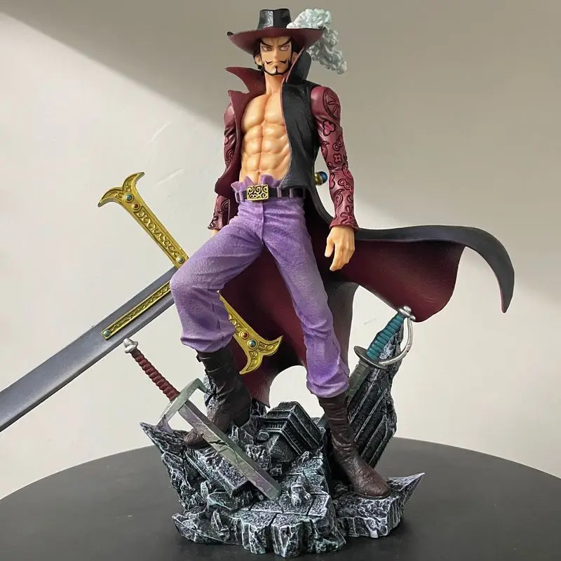 28 см аниме One Piece Hawkeye Mihawk может менять руки модель куклы Gk фигурки героев