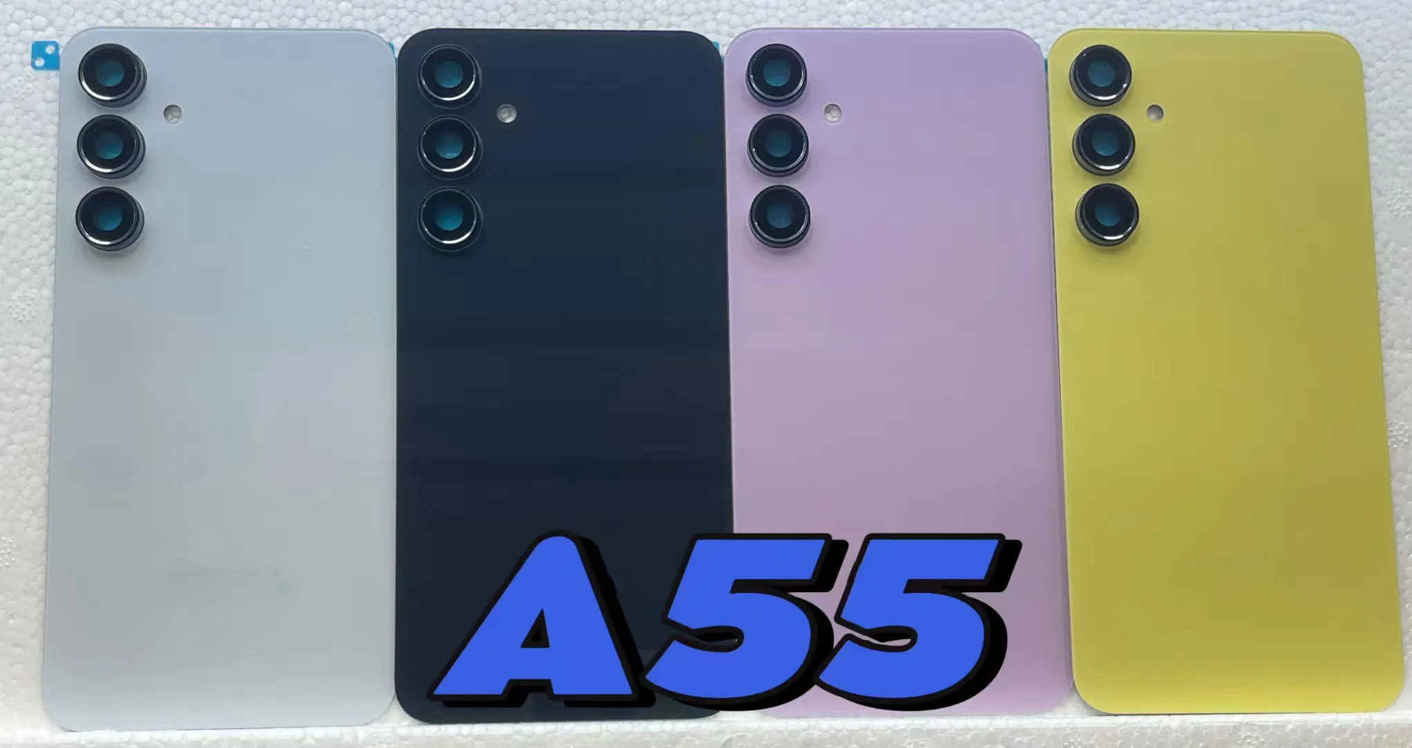 Задняя крышка замена стекла для Samsung Galaxy A55 5G задняя аккумулятора телефона