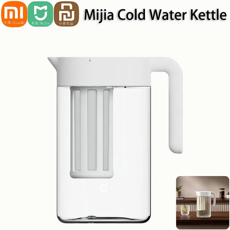Фото Xiaomi Mijia Smart 1,6 л чайник для холодной воды, диспенсер для напитков со льдом, холодильник, холодный сок, напиток, высококачественный резервуар для хранения №1