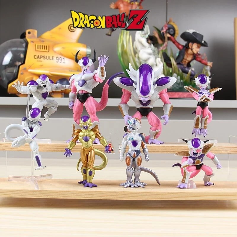 

В наличии 8 шт. Драконий жемчуг супер Фриза Аниме Фигурка морозильник Dbz Gk Статуя Коллекционная ПВХ модель украшения игрушки подарок