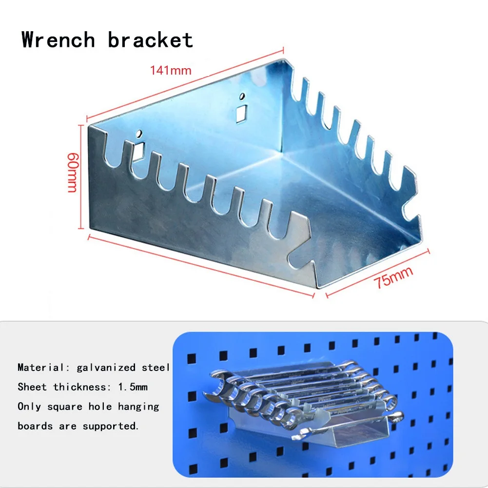 

Box Storage Rack Galvanized Hook Orifice Rack Screwdriver Storage Rack