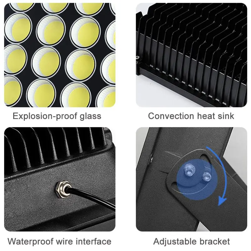 Эквивалент традиционной галогенной лампы мощностью 1000 Вт. Светодиодный