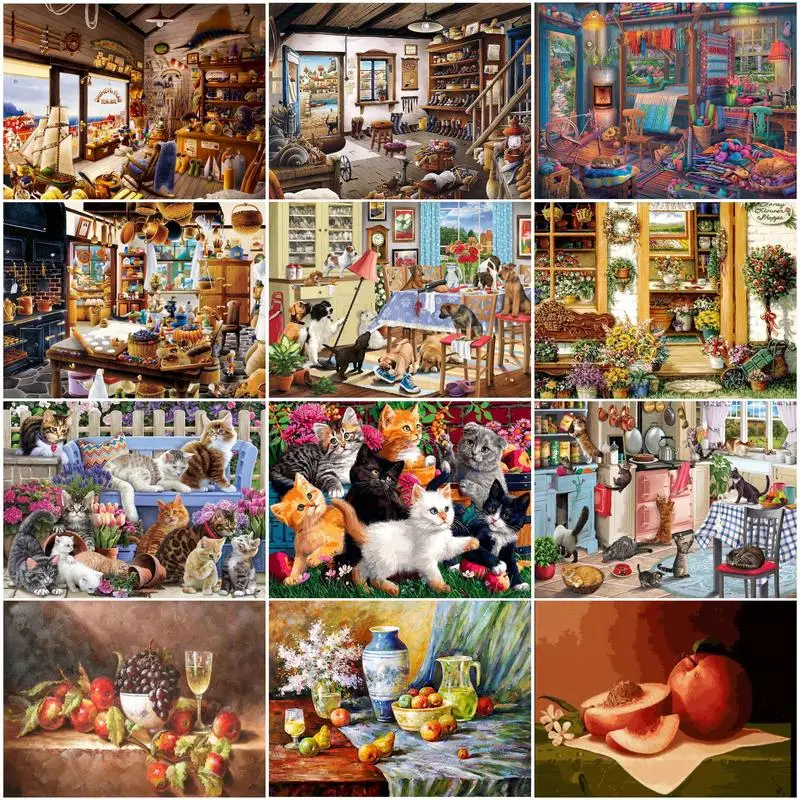 

Набор для рисования по номерам на холсте «Пейзаж»